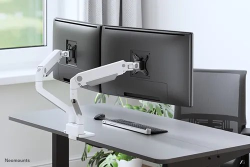 Neomounts DS70S-950WH2 - Bras de moniteur blanc pour écrans 17-35 pouces - Mouvement complet