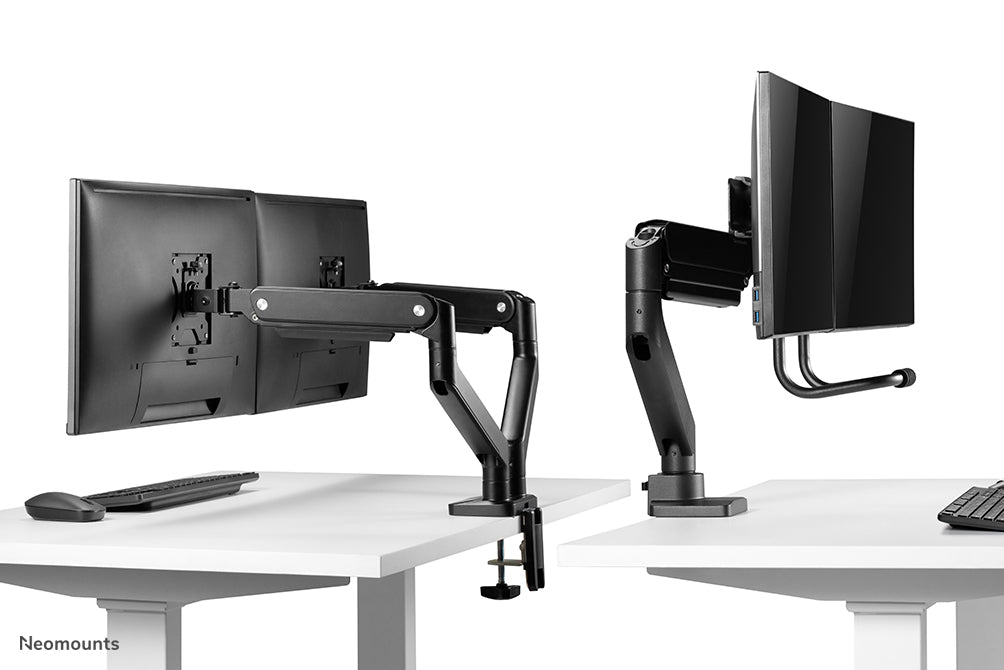 Neomounts DS75-450BL2 support de bureau à mouvement complet pour écrans de 17 à 32 pouces - Noir