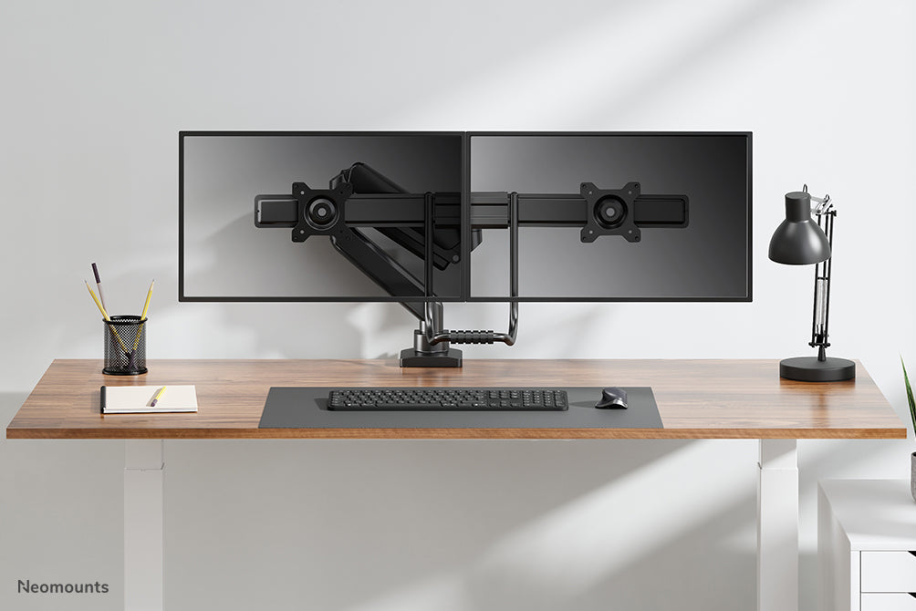 Neomounts DS75-450BL2 support de bureau à mouvement complet pour écrans de 17 à 32 pouces - Noir