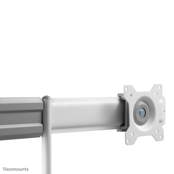 Support de bureau Neomounts DS75-450BL2 à mouvement complet pour écrans de 17 à 32 pouces - Blanc