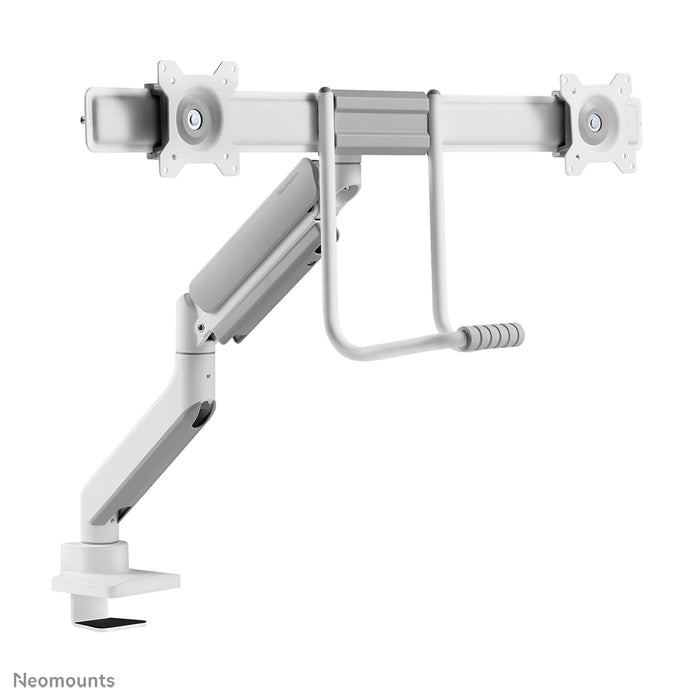 Support de bureau Neomounts DS75-450BL2 à mouvement complet pour écrans de 17 à 32 pouces - Blanc