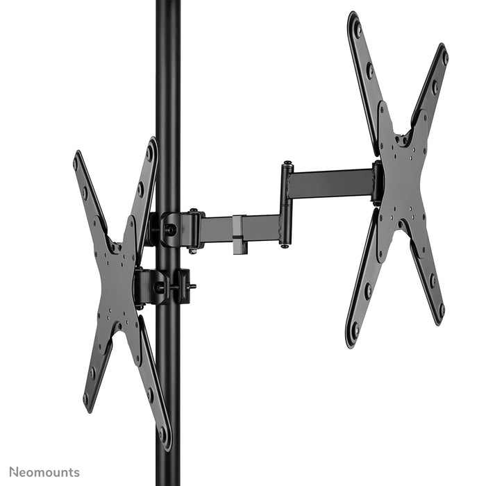 Support TV articulé Neomounts FL40-450BL14 (Ø28-50 mm) pour écrans de 32 à 55 pouces - Noir