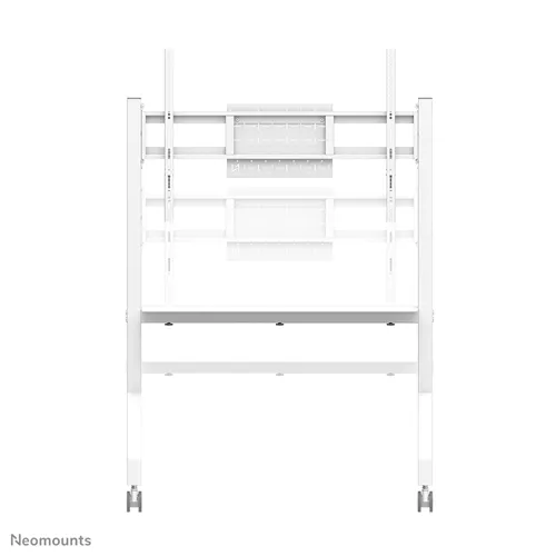 Support de sol mobile Neomounts FL50-525WH1 | Compatible avec écrans de 55 à 86" | Blanc