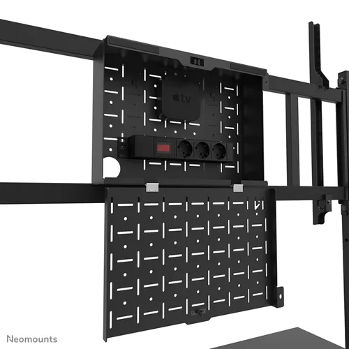 Neomounts FL50-575BL1 Support au sol : Solution mobile pour téléviseurs de 65 à 110 pouces - Noir