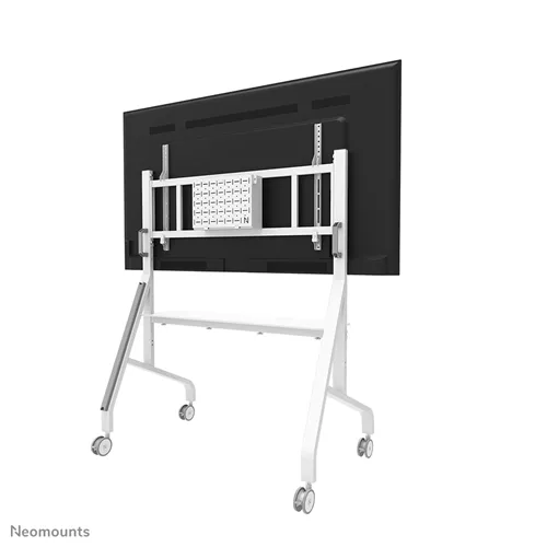 Support de sol mobile Neomounts FL50-575WH1 pour écrans de 65 à 110" - Blanc