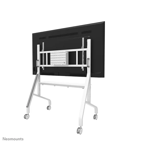 Support de sol mobile Neomounts FL50-575WH1 pour écrans de 65 à 110" - Blanc