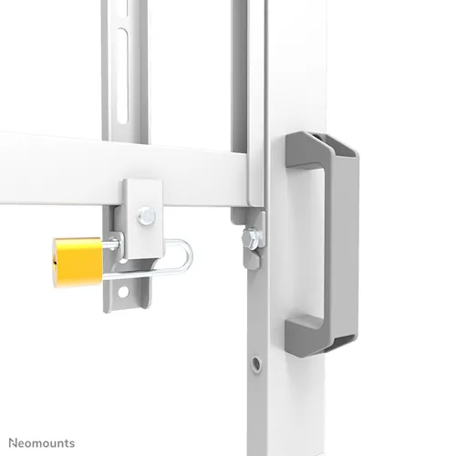 Support de sol mobile Neomounts FL50-575WH1 pour écrans de 65 à 110" - Blanc