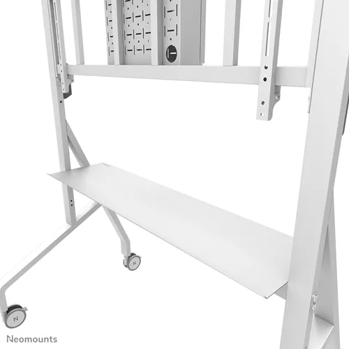 Support de sol mobile Neomounts FL50-575WH1 pour écrans de 65 à 110" - Blanc