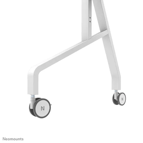 Support de sol mobile Neomounts FL50-575WH1 pour écrans de 65 à 110" - Blanc
