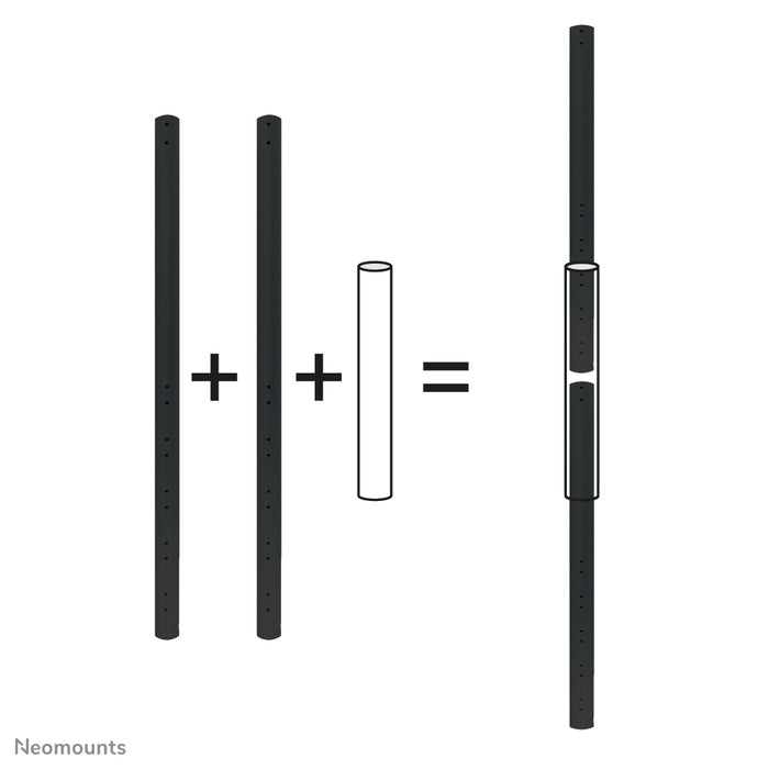 Neomounts raccord pour poteaux d'extension FPMA-CP100black, FPMA-CP150black et FPMA-CP200black