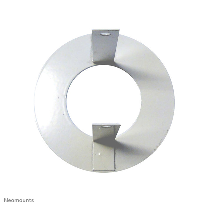 Neomounts FPMA-CRW5 est une rosace de couverture blanche pour les supports de plafond pour écran plat Neomounts FPMA-C100 & C100 argent.