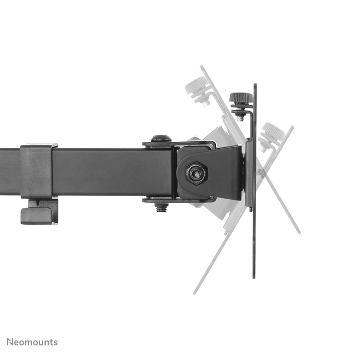 Neomounts FPMA-D550 noir est un support de bureau avec 3 points de rotation pour écrans plats jusqu'à 32 pouces - Noir