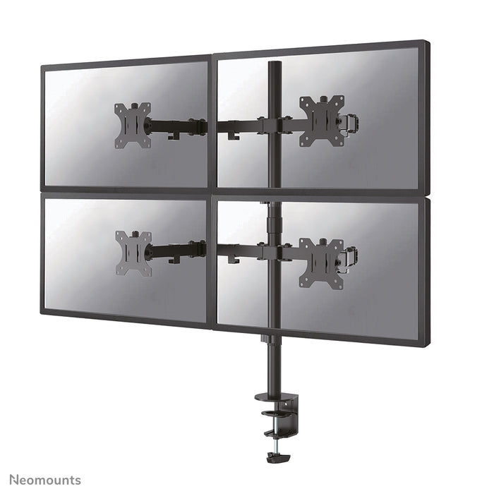 Neomounts FPMA-D550D4 support de bureau à mouvement complet noir pour écrans de 13 à 32 pouces - Noir
