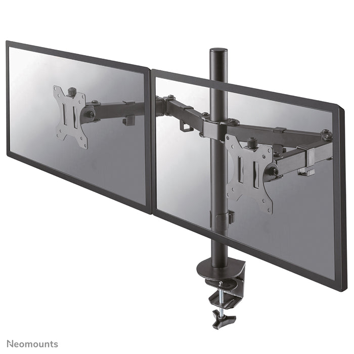 Neomounts FPMA-D550D noir est un support de bureau pour 2 écrans plats jusqu'à 32 pouces - Noir