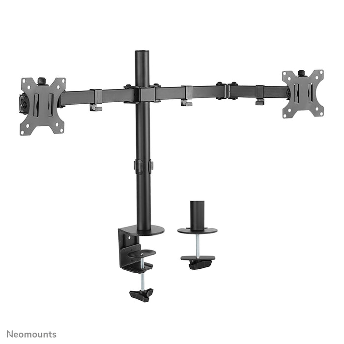 Neomounts FPMA-D550D noir est un support de bureau pour 2 écrans plats jusqu'à 32 pouces - Noir