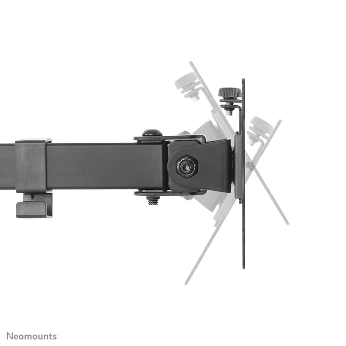 Neomounts FPMA-D550D noir est un support de bureau pour 2 écrans plats jusqu'à 32 pouces - Noir