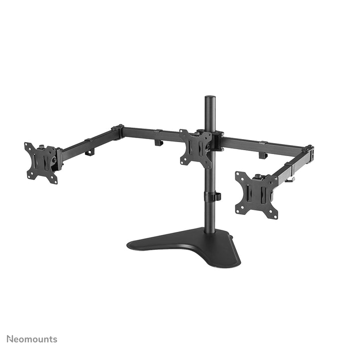 Support de bureau Neomounts FPMA-D550DD3 noir à mouvement complet pour écrans de 13 à 27 pouces - Noir