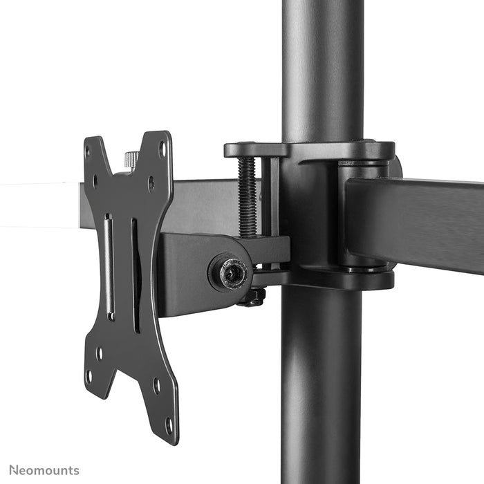 Support de bureau Neomounts FPMA-D550DD3 noir à mouvement complet pour écrans de 13 à 27 pouces - Noir