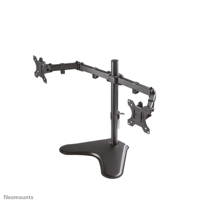 Neomounts FPMA-D550DD noir est un support de bureau pour 2 écrans plats jusqu'à 32 pouces.