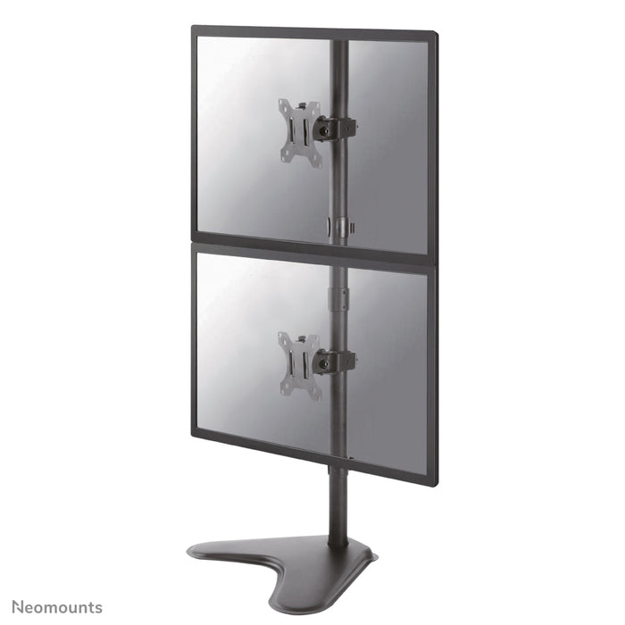 Neomounts FPMA-D550DDV noir est un support de bureau pour 2 écrans plats jusqu'à 32 pouces.