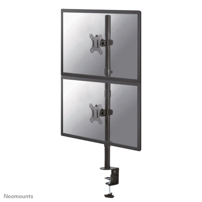 Neomounts FPMA-D550DV noir est un support de bureau pour 2 écrans plats jusqu'à 32 pouces - Noir