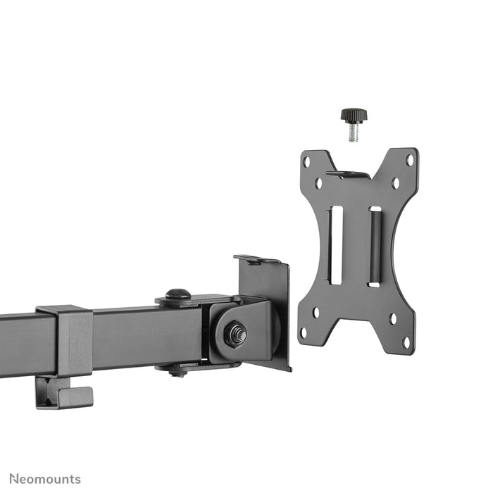Neomounts FPMA-D550NOTEBOOK est un support de bureau pour un ordinateur portable et un écran plat jusqu'à 32 pouces.