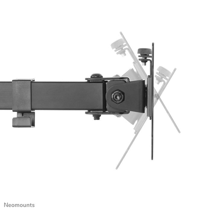 Neomounts FPMA-D550NOTEBOOK est un support de bureau pour un ordinateur portable et un écran plat jusqu'à 32 pouces.