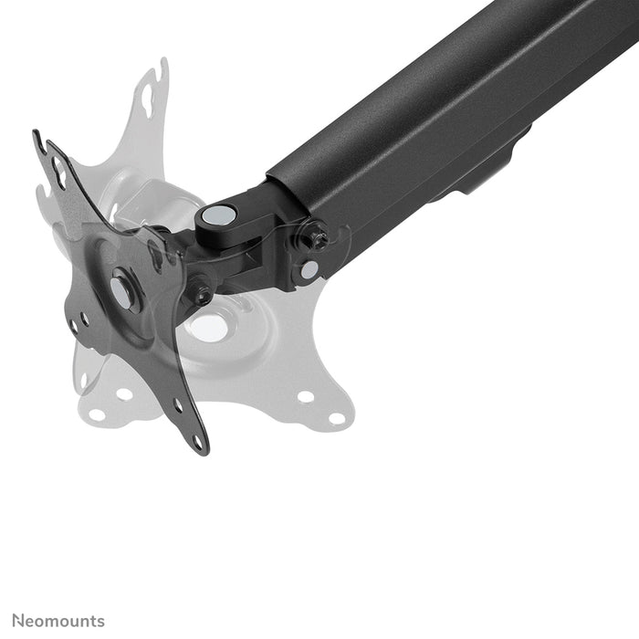 Neomounts FPMA-D650 noir est un support de bureau à mouvement complet pour écrans jusqu'à 27 pouces (69 cm).