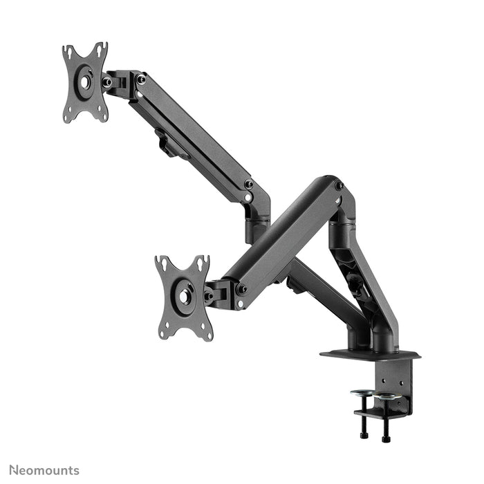 Neomounts FPMA-D650D noir est un support de bureau à mouvement complet pour écrans jusqu'à 27 pouces (69 cm).
