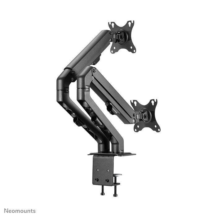 Neomounts FPMA-D650D noir est un support de bureau à mouvement complet pour écrans jusqu'à 27 pouces (69 cm).