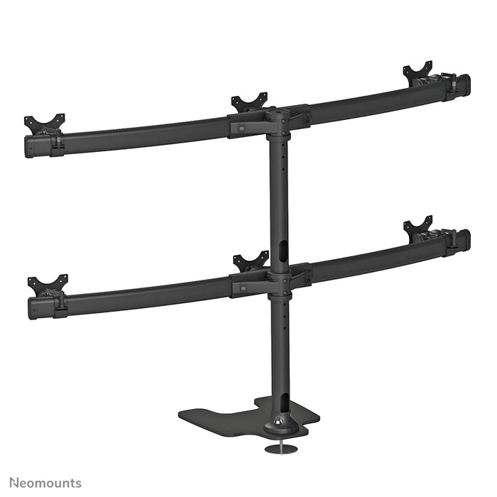 Neomounts FPMA-D700DD6 est un support de bureau pour 6 écrans plats jusqu'à 27 pouces (69 cm).