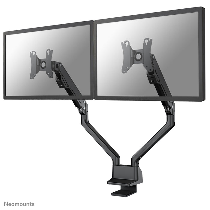 Neomounts FPMA-D750D noir est un support de bureau avec vérin à gaz pour écrans plats jusqu'à 32 pouces (81 cm).