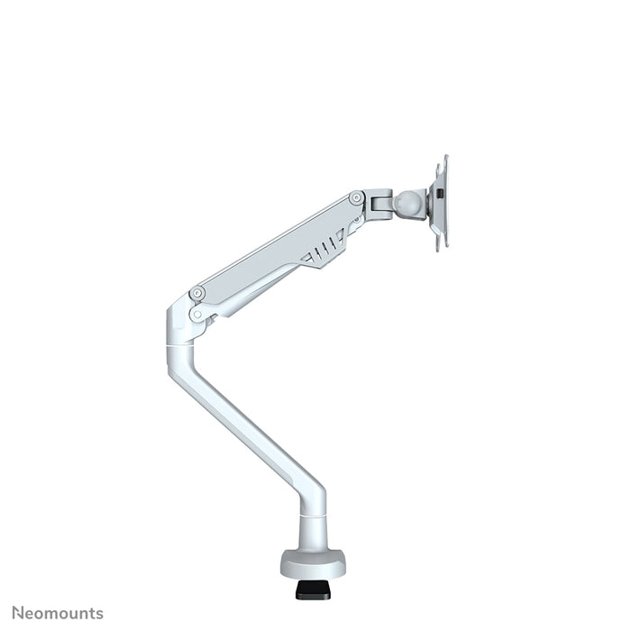 Neomounts FPMA-D750 argent est un support de bureau avec vérin à gaz pour écrans plats jusqu'à 32 pouces (81 cm).