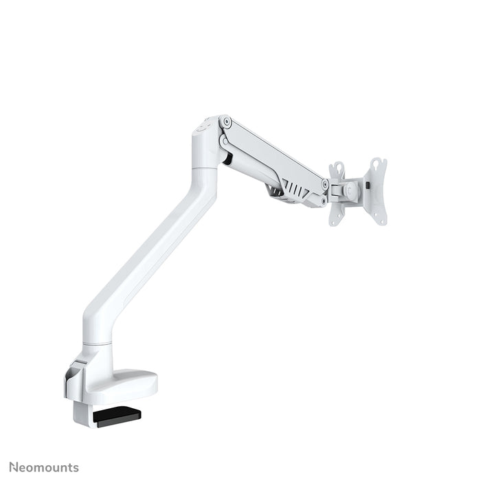 Neomounts FPMA-D750 blanc est un support de bureau avec vérin à gaz pour écrans plats jusqu'à 32 pouces (81 cm).