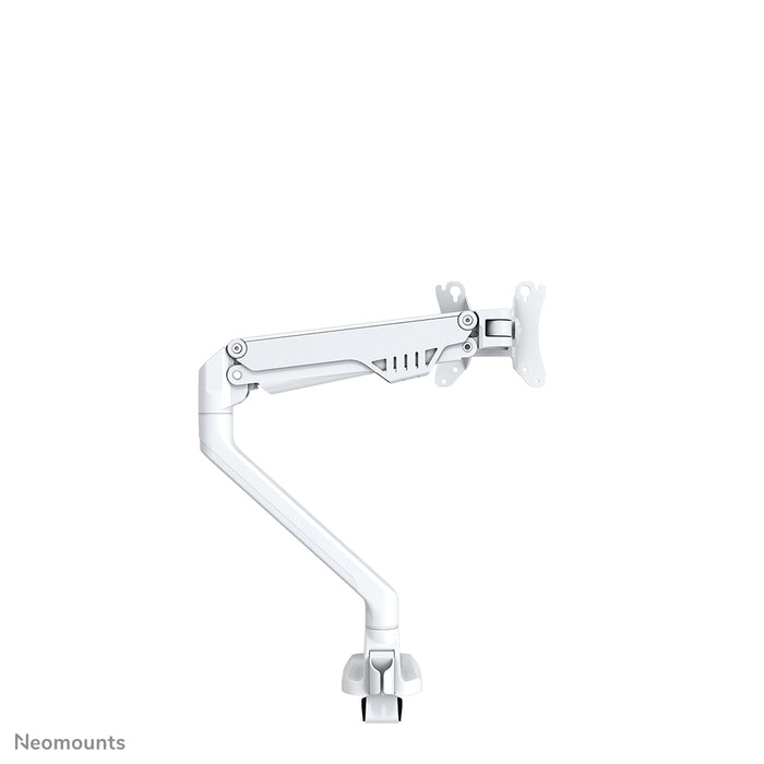 Neomounts FPMA-D750 blanc est un support de bureau avec vérin à gaz pour écrans plats jusqu'à 32 pouces (81 cm).