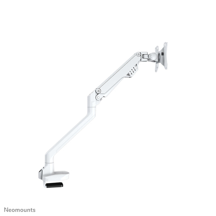 Neomounts FPMA-D750 blanc est un support de bureau avec vérin à gaz pour écrans plats jusqu'à 32 pouces (81 cm).