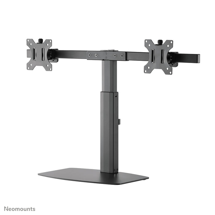 Neomounts FPMA-D865D noir est un support de bureau pour deux écrans plats jusqu'à 27 pouces (69 cm).