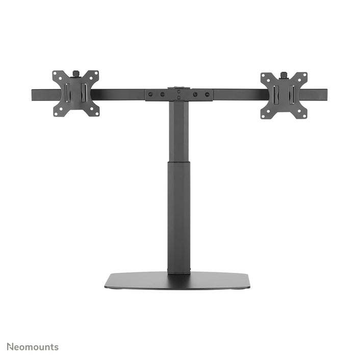 Neomounts FPMA-D865D noir est un support de bureau pour deux écrans plats jusqu'à 27 pouces (69 cm).
