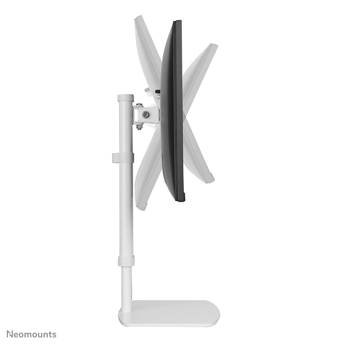 Neomounts FPMA-D890 blanc est un support de bureau pour écrans plats jusqu'à 30 pouces (76 cm).