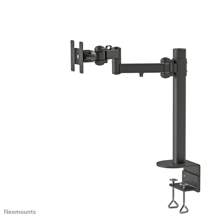 Neomounts FPMA-D960 zwartPLUS est un support de bureau avec 3 points de rotation pour écrans incurvés jusqu'à 49 pouces (124 cm).