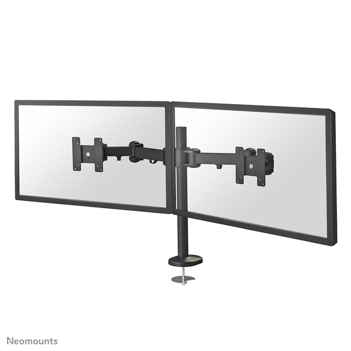 Neomounts FPMA-D960DG est un support de bureau pour 2 écrans plats jusqu'à 27 pouces (69 cm).