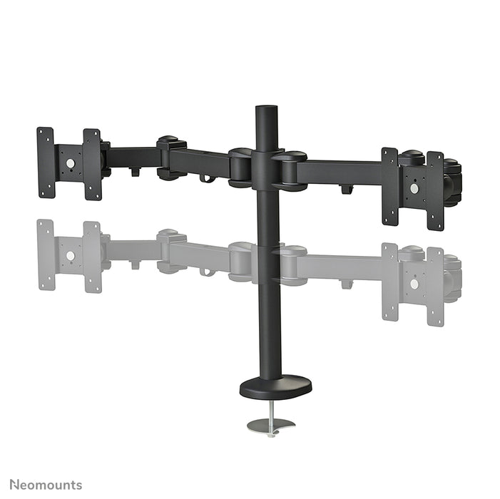 Neomounts FPMA-D960DG est un support de bureau pour 2 écrans plats jusqu'à 27 pouces (69 cm).