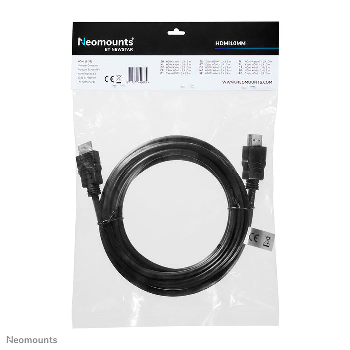 Câble HDMI 1.4, haute vitesse, HDMI 19 broches M/M, 3 mètres