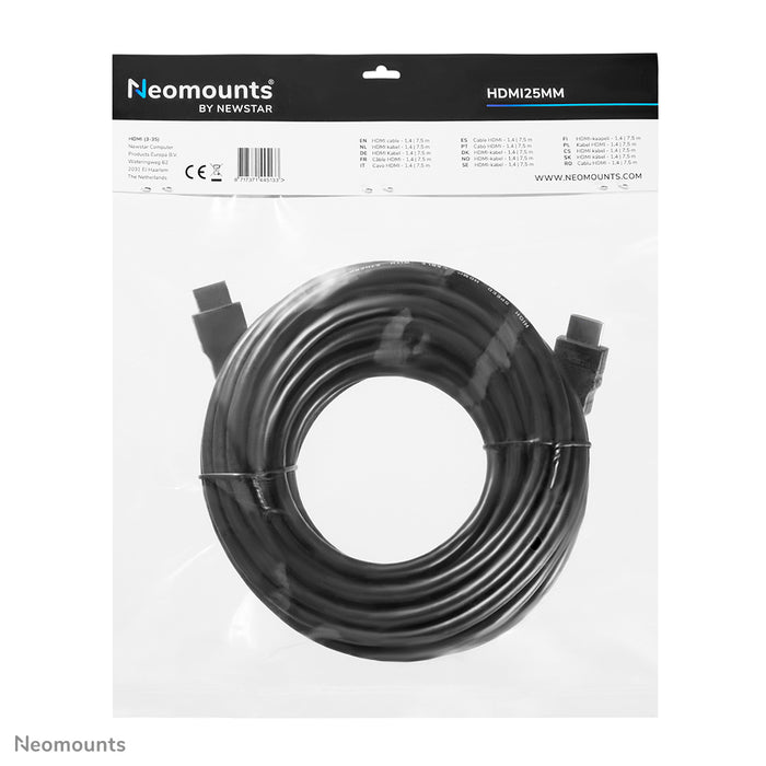 Câble HDMI 1.4, haute vitesse, HDMI 19 broches M/M, 7,5 mètres