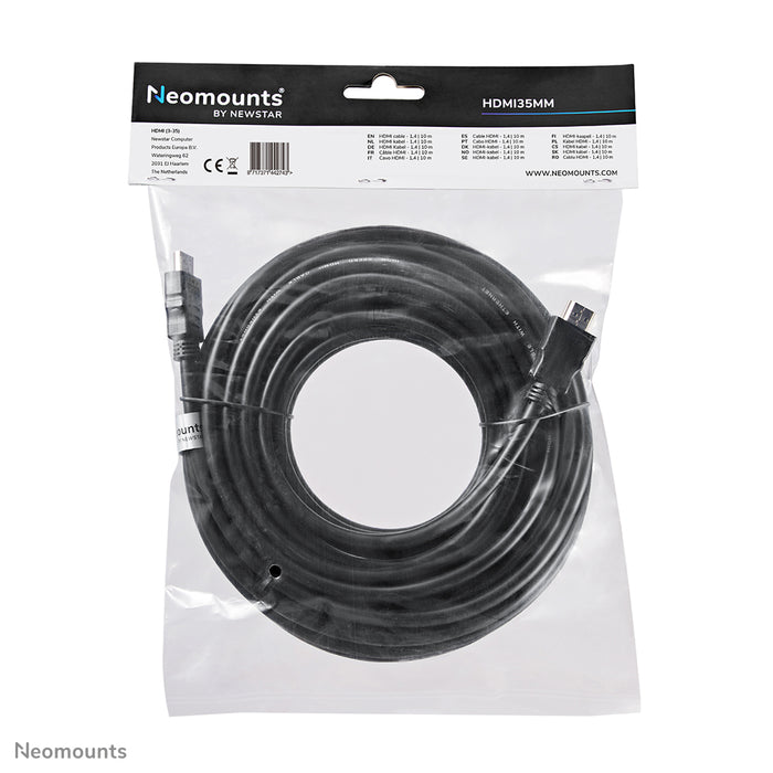 Câble HDMI 1.4, haute vitesse, HDMI 19 broches M/M, 10 mètres