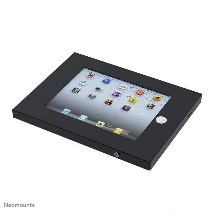 Support tablette antivol Neomounts IPAD2N-UN20 noir pour tablettes iPad/ iPad Air 9,7 pouces (VESA 100x100mm) - Noir