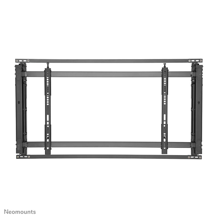 Neomounts LED-VW1750 noir est un support mural plat pour mur vidéo pour écrans jusqu'à 55 pouces (140 cm).
