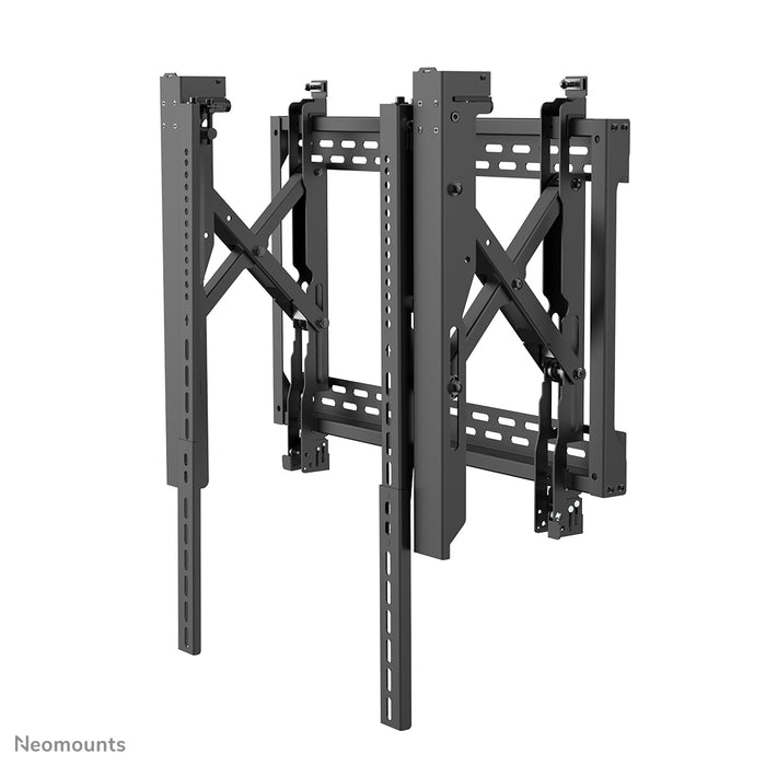 Neomounts LED-VW2500 zwart1 est un support mural plat pour mur vidéo pour écrans jusqu'à 75 pouces (191 cm), pour montage horizontal et vertical - Noir