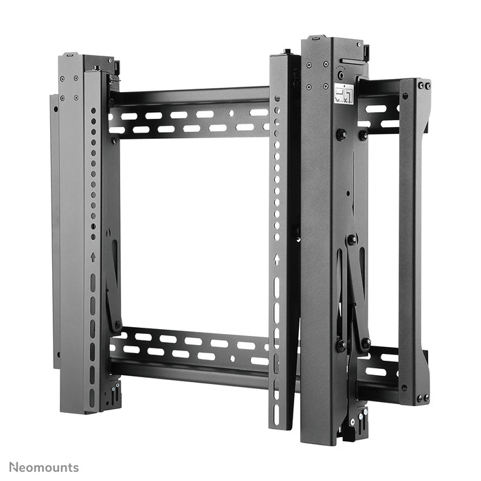 Neomounts LED-VW2500 zwart1 est un support mural plat pour mur vidéo pour écrans jusqu'à 75 pouces (191 cm), pour montage horizontal et vertical - Noir