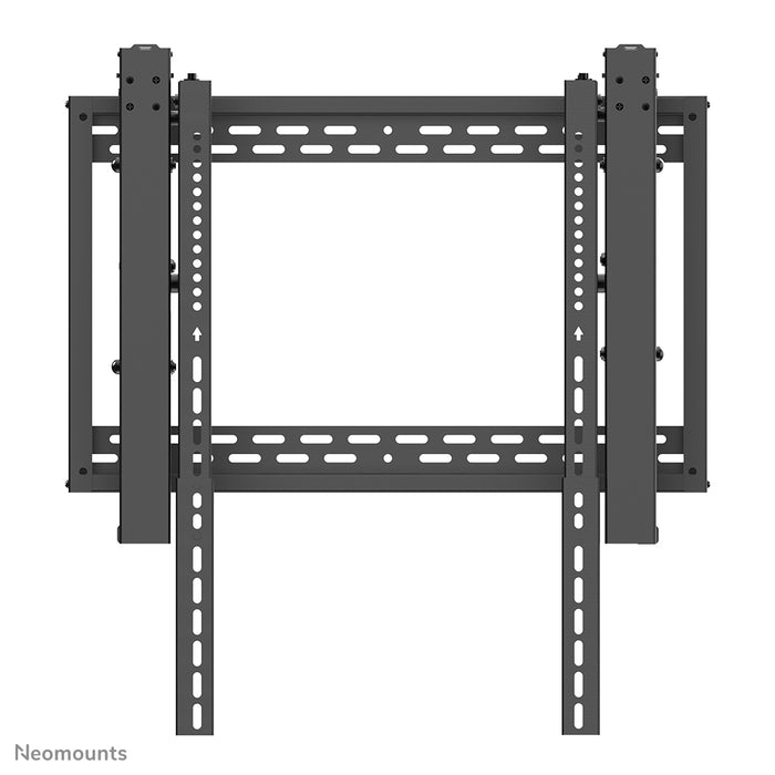 Neomounts LED-VW2500 zwart1 est un support mural plat pour mur vidéo pour écrans jusqu'à 75 pouces (191 cm), pour montage horizontal et vertical - Noir